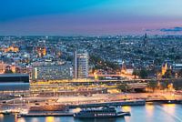 Amsterdam mit Hauptbahnhof