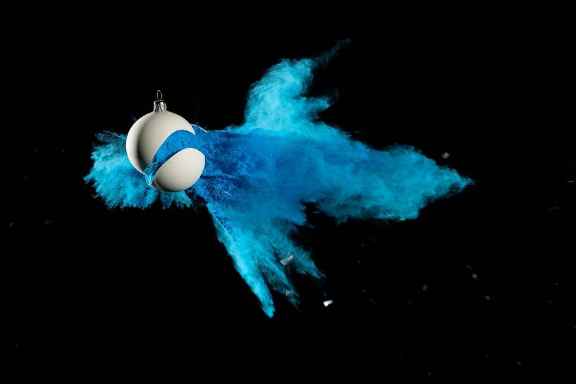 Explosion de bleu hivernal par Marcel Henderik
