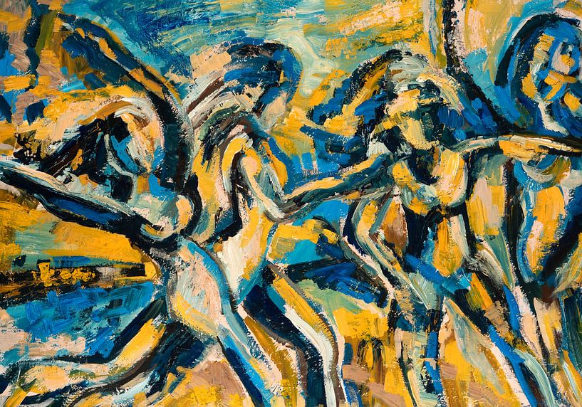 Frauen in Bewegung draußen von ART Eva Maria