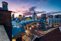 Coucher de soleil à Rotterdam