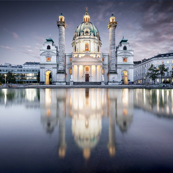 St. Charles Church Vienna by Florian Schmidt