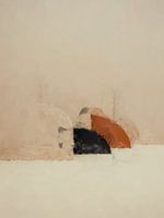 Abstrakte geometrisch-organische Formen