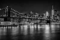 MANHATTAN SKYLINE & BROOKLYN BRIDGE Impressions de nuit
