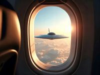 Ufo from aircraft window