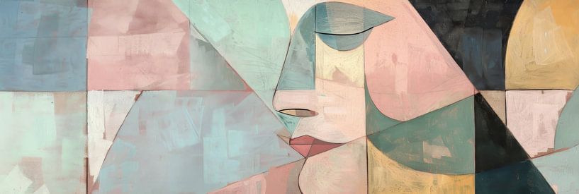 Geometric woman by Poster Art Shop