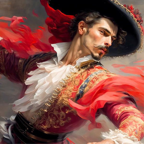 Danseuse espagnole en action par Carla van Zomeren