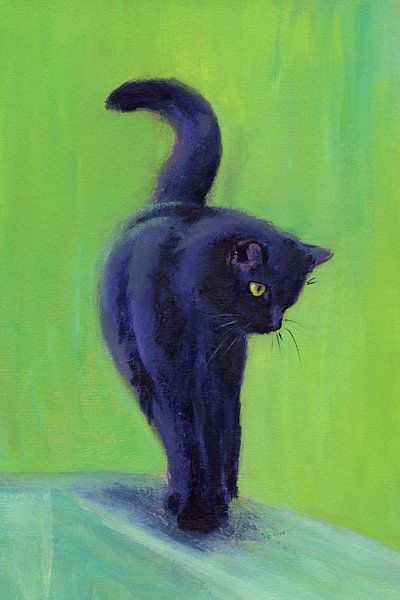 Auf dem Laufsteg Acrylgemälde von Karen Kaspar