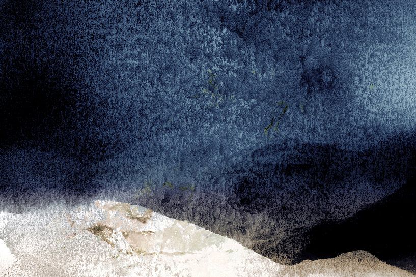 Paysage nordique de minuit Scandinavie Abstrait par Mad Dog Art