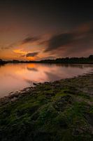 Farbenfroher Sonnenuntergang.