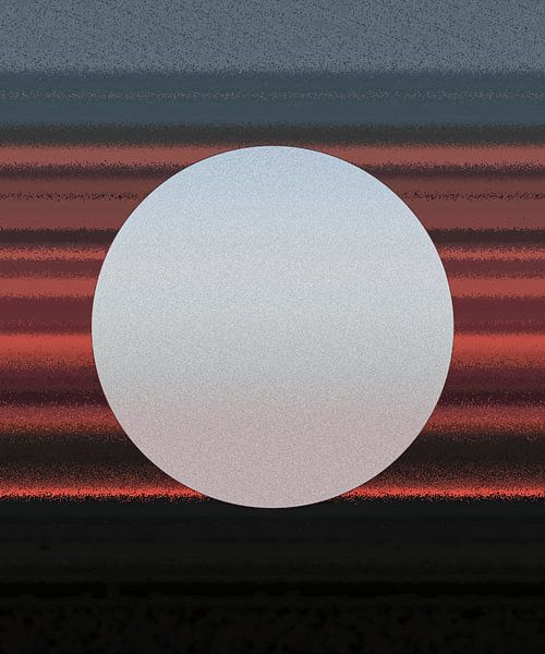 Perlen Mond von Mad Dog Art