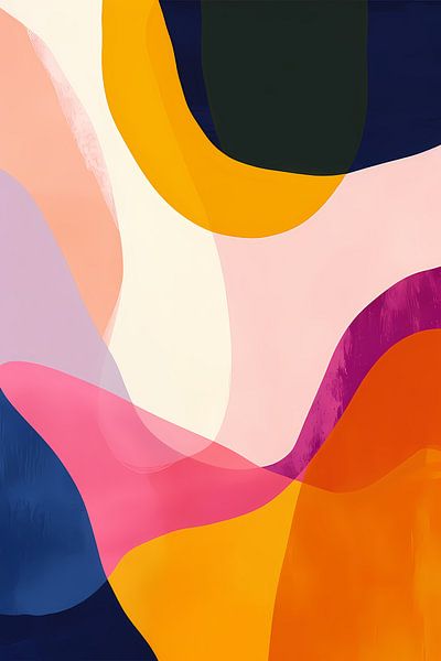 Abstrakte Farben tanzen in Bewegung von Imperial Art House