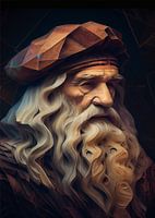Leonardo Da Vinci Low Poly