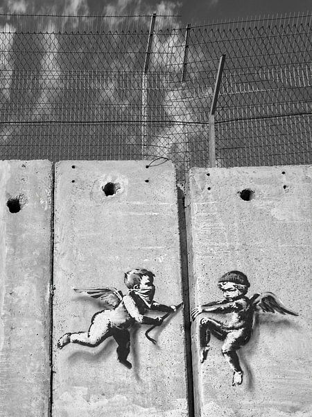 Banksy Angels | Bethlehem Palästina von Frank Daske | Foto & Design