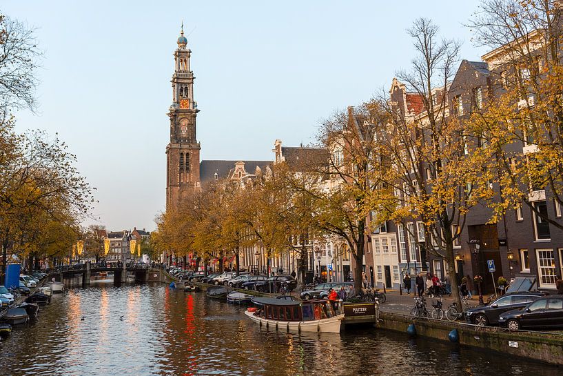 Westerkerk während der Golden Hour von Arno Prijs