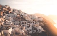 Goldene Stunde in Oia, Santorin, Griechenland