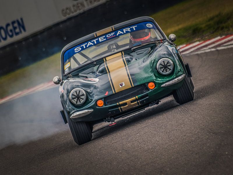 TVR sort du virage Gerlach à Zandvoort par Andre Bolhoeve