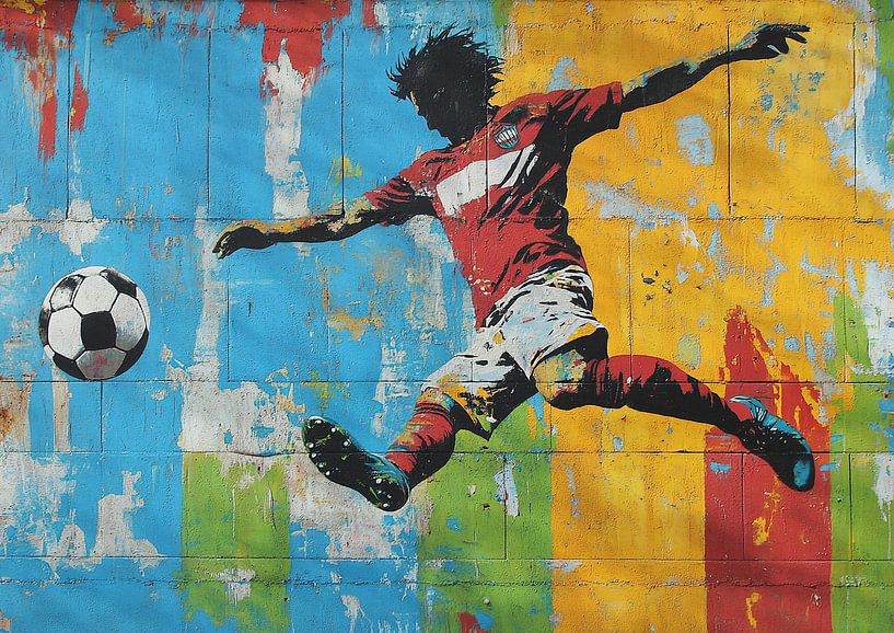 Footballeur par OMG Art