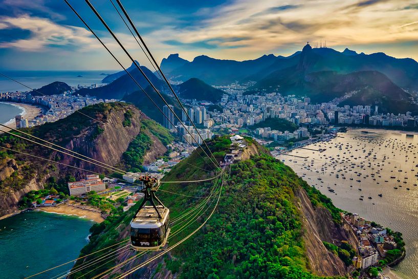 Copacabana Beach van Truckpowerr