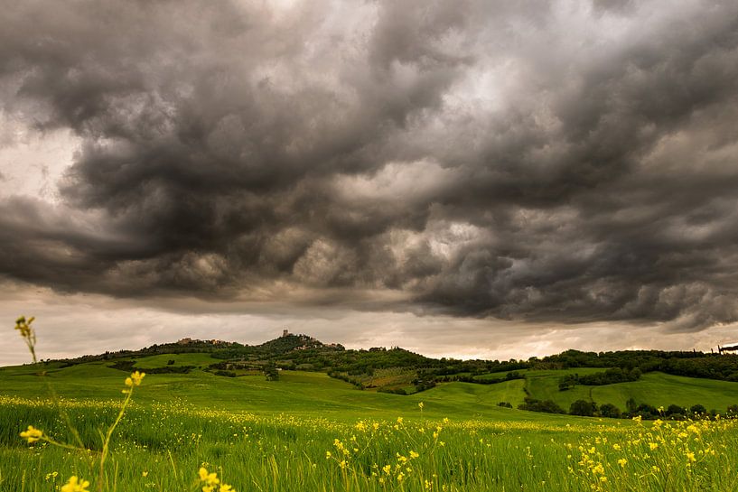 Tempête près de Rocca d'Orcia par Damien Franscoise