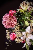 Floral glory on Black