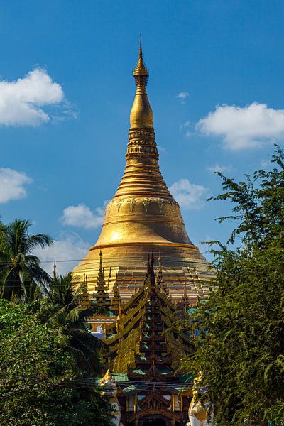 La pagode Shwedagon à Rangoon Myanmar par Roland Brack