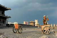 Worker on Datong's wall