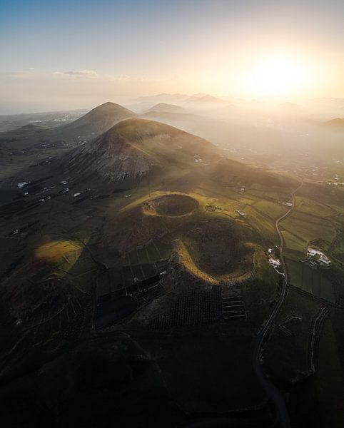 Krater auf Lanzarote von Visuals by Justin