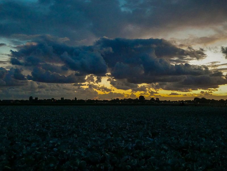 Avond lucht von Dionne Houter-Pool