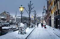 Delfshaven mit Schnee