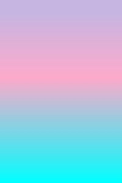 Abstract sunset or sunrise landscape in neon mint green and pink by Dina Dankers