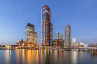 Rotterdam during sunset