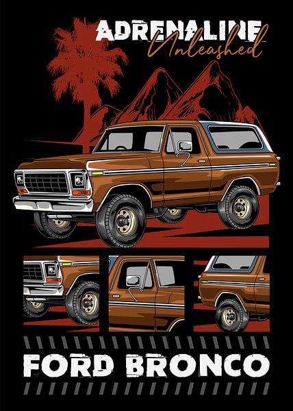 1978 Ford Bronco Car by Adam Khabibi