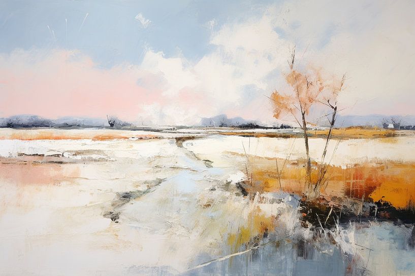 Winter Modern 28954 von Blickfänger Gemälde