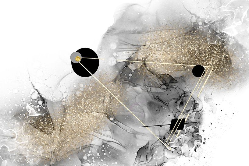 ALCOHOL INK Jenseits aller Galaxien Nr. 1 von Melanie Viola