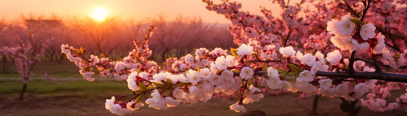 Japanischer Frühling: Ein Blütentanz von Vlindertuin-Art