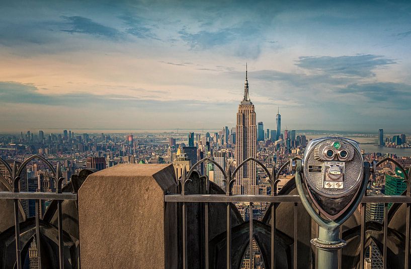 Empire State Building von der Top of the Rock von Toon van den Einde