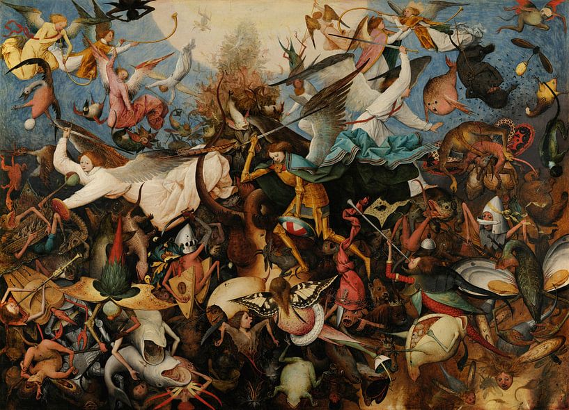 The Fall of the Rebel Angels, Pieter Bruegel the Elder by Masterful Masters