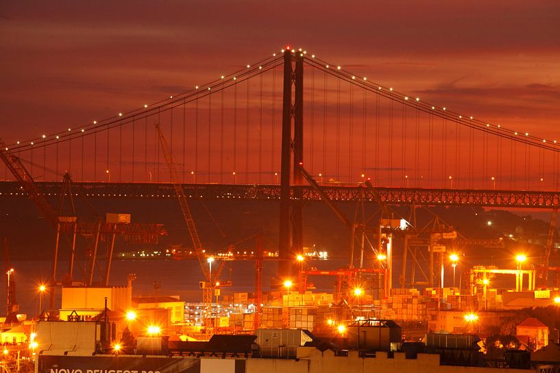 Lisbonne : Ponte de 25 de Abril par Torsten Krüger