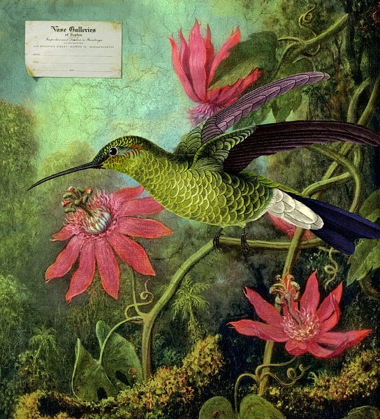 A Bird Painted by Marja van den Hurk
