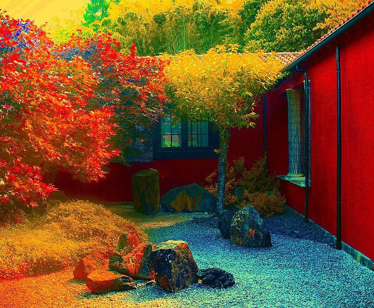 La maison japonaise rouge. par Ineke de Rijk