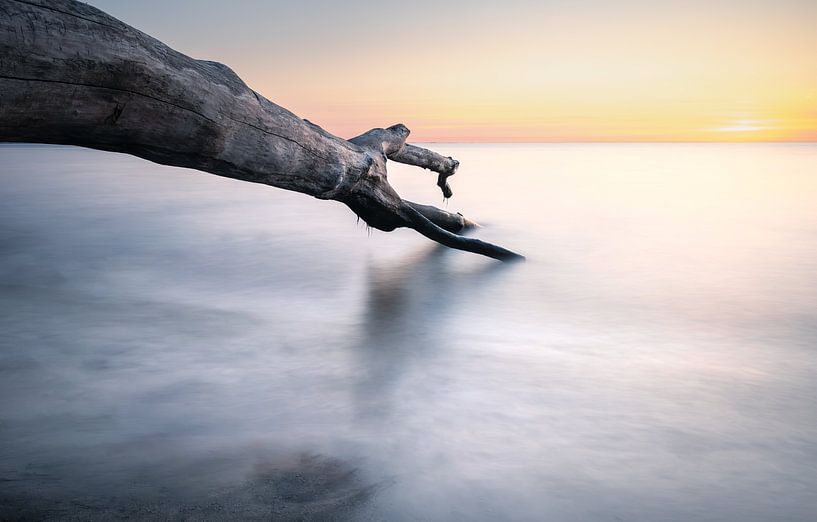 Sunrise on the Baltic Sea near Lübeck Travemünde by Nils Steiner