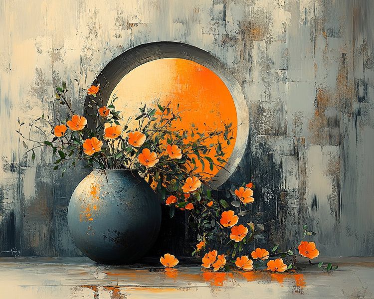 Modern Floral Painting by Art Whims
