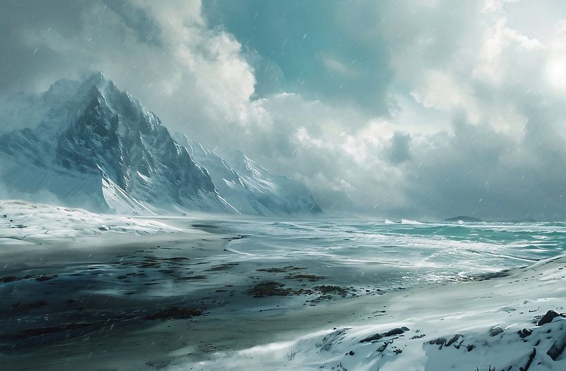 Winter on Norway's coast by fernlichtsicht