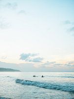 Surfen op Playa Bonita | Reisfotografie print | Las Terrenas Dominicaanse republiek
