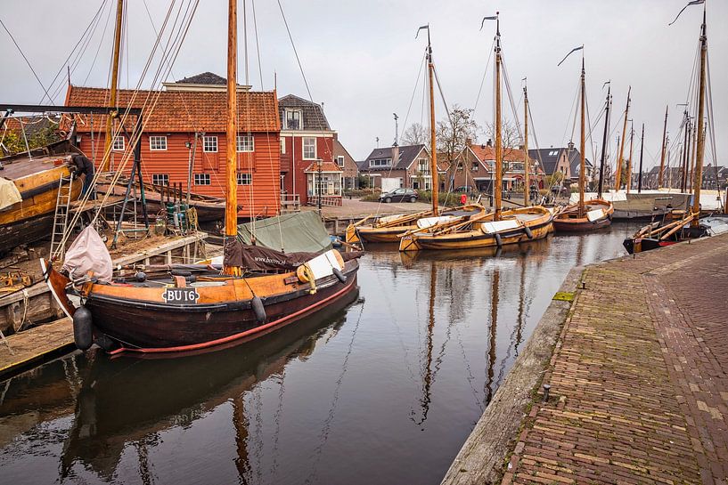 Barge BU16 in Museumhaven Spakenburg by Rob Boon