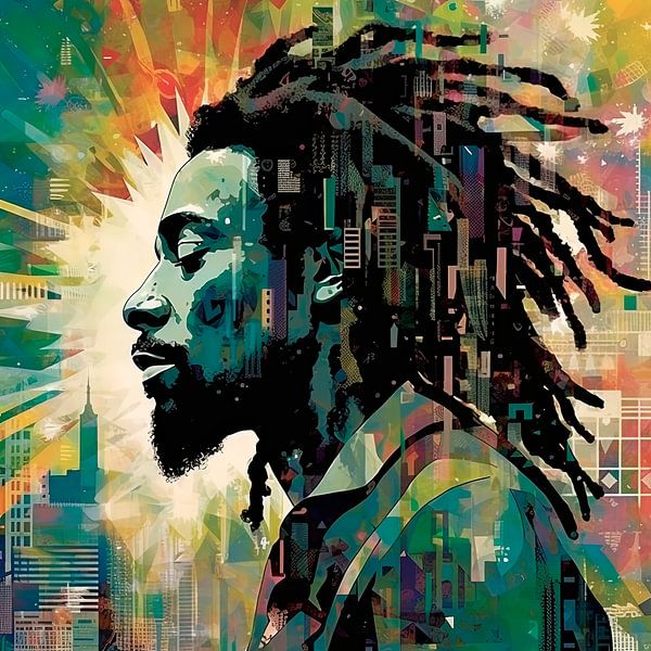 Homme rasta par Marlon Paul Bruin