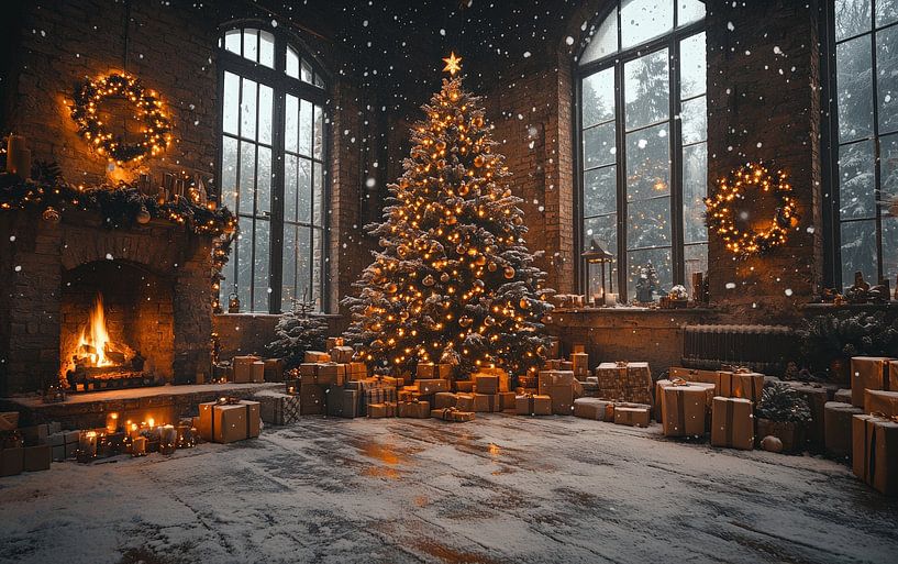 Gemütlicher Weihnachtskamin von Lufy