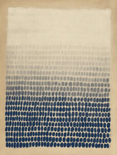 Indigo Drift von Japandi Art Studio