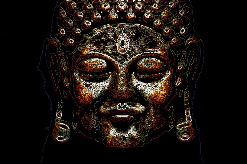 Satisfied Buddha  by Jolanta Mayerberg