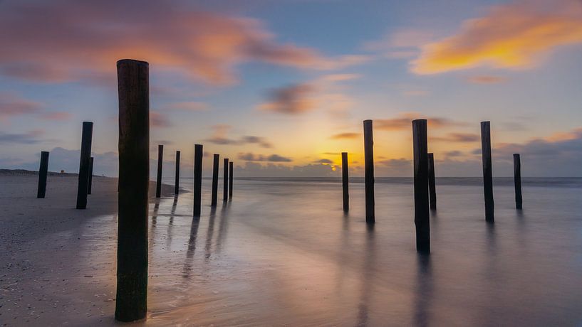 Sunset in the Palendorp by Arno van der Poel